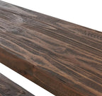 Alaterre Furniture Pomona Entryway Bench and Coat Hook Set – Modern Rustic - Image 16