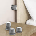 Adjustable Furniture Bed Risers, 1.6-2.6 inch Bed Risers Gray, Durable Plastic by xuenair
