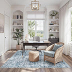 Soalmost Abstract 4x6 Area Rug Washable Rugs - Image 4