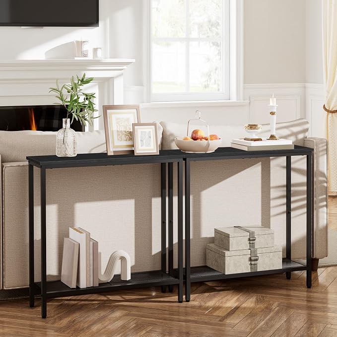 HOOBRO 29.5" Narrow Console Table, Small Entryway Table - Image 5