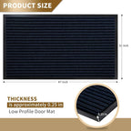 Yimobra Front Door Mat Outdoor Indoor Entrance, 100% Waterproof All-Season All - Image 2
