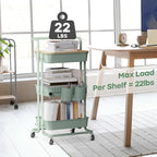 DTK 3 Tier Rolling Utility Cart - Image 4