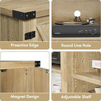 YESHOMY Modern Farmhouse TV Stand - Image 8
