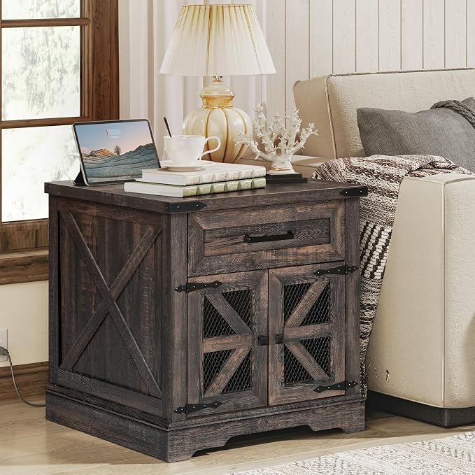 RALGEND Farmhouse End Table by RALGEND