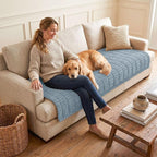 Couch Cover for Dogs, Washable Non Slip Plush Flannel Sofa Protector | Thick - Image 2