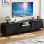 ONBRILL 86.6" TV Stand with Power Outlet by ONBRILL