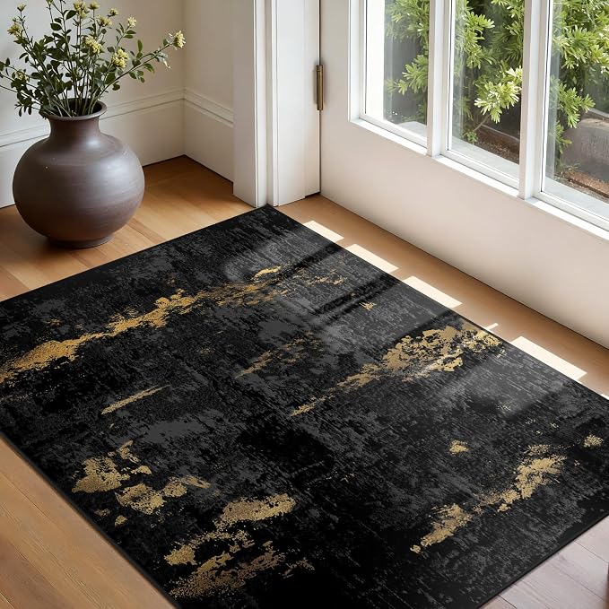 RELEANY Washable 3'x5' Abstract Area Rug - Image 3