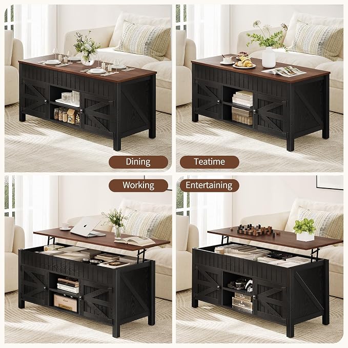47.3" Lift Top Coffee Table - Image 7