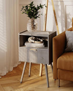 JOONEE Nightstand, Modern Bedside Table - Image 5