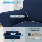 LURKA Stretch Loveseat Sofa Slipcovers 1 Piece Couch Covers - Image 4