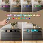 BEWISHOME Black Dresser for Bedroom - Image 3