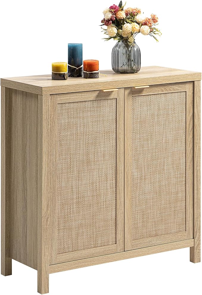 SICOTAS Rattan Sideboard Buffet Cabinet by SICOTAS