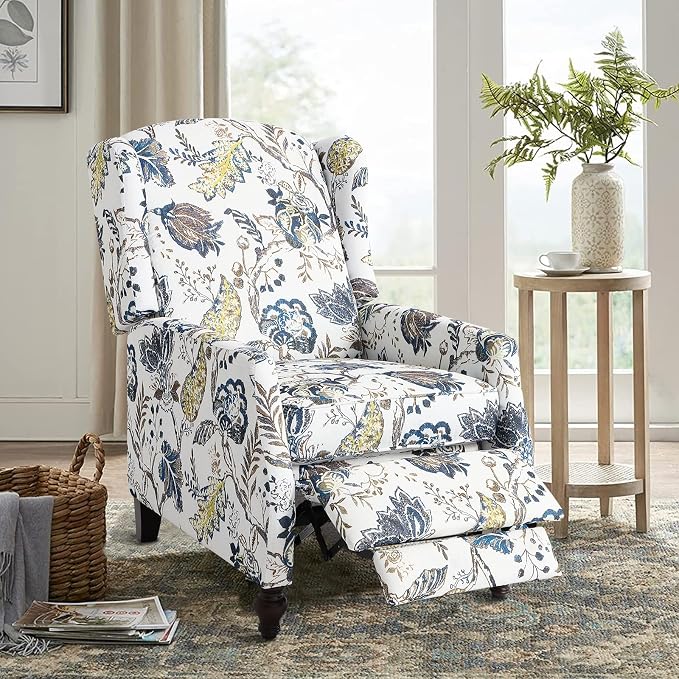 Upholstered Wingback Recliner Chair - Image 2