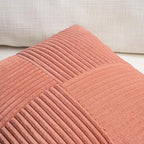 Fancy Homi Set of 2 Coral Boho Long Lumbar Body Decorative Throw Pillow Cover - Image 3