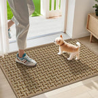 Door Mat Indoor Entrance 17"x29", Absorbent Indoor Door Mat, Non Slip Rubber by LEKEEPGO