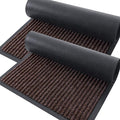 OLANLY 2-Pack Front Door Mats 59x34, Waterproof Heavy-Duty Doormats | Tan by OLANLY