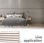 Art3d 4 Pack 47.2 x 23.6in. Wood Slat Acoustic Panels - Image 4