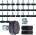 24 Pack 1/4"-20 Thread Leveling Feet by DIYfurniturerepairtools