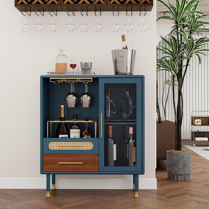 ARTPOWER Modern Coffee Bar Cabinet - Image 3