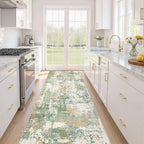 LOONGRUG Runner Rug 3x10 Washable Non-Slip Kitchen Neutral Modern Rug | by LOONGRUG