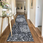 HEBE Hallway Runner Rug 2'x10', Washable Non Slip Kitchen Rug Runner | Soft - Image 8