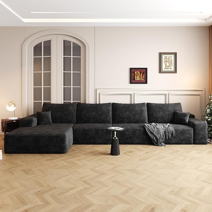 AUGOP 136" Sectional Couches for Living Room Modern Modular Sofa by AUGOP