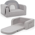 Foryoomi Kids Couch, 2-in-1 Soft Toddler Couch Fold Out by Unknown