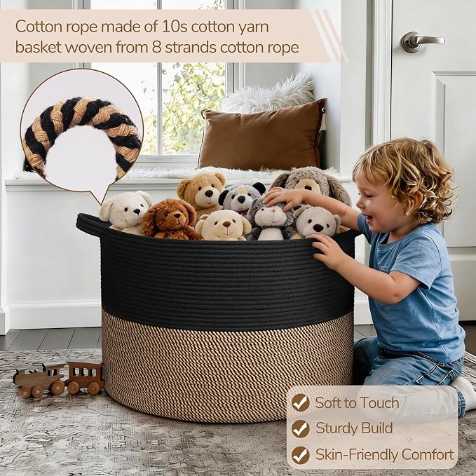INDRESSME 115L Extra Large Storage Baskets - Image 3
