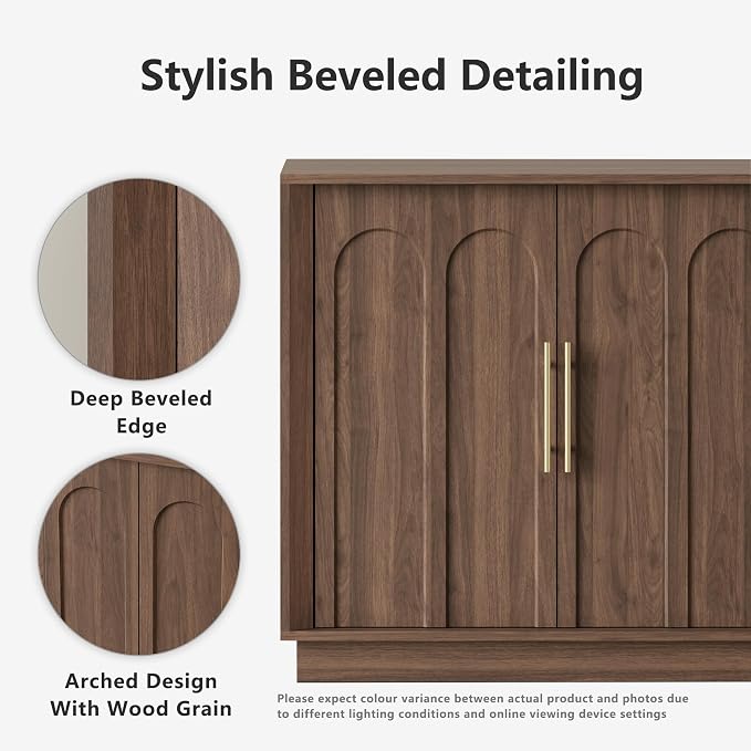 FORTUNETEC Sideboard Buffet Cabinet - Image 3