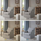 Martha Stewart London Swivel Chair - Image 8