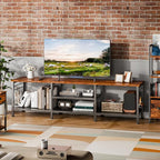 Furologee TV Stand for TVs up to 70 Inch, 63 Inch Entertainment Center - Image 5