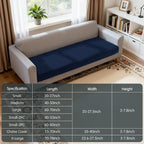 Hokway Stretch Couch Cushion Covers, Stretch Sofa Cushion Covers, Washable - Image 2