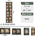 DUKINO 3x10 Runner Rug, Non Slip Floral Washable Rug - Image 2