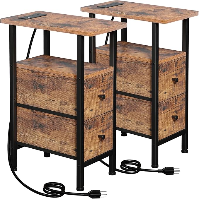 LOAKEKEL Narrow Nightstand by LOAKEKEL