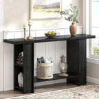 FOLUBAN Black Entryway Table - Image 5