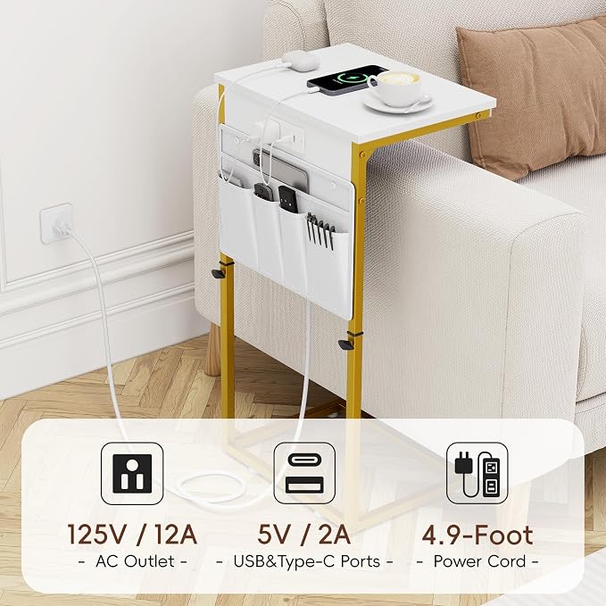 Vagusicc C-Shaped End Table - Image 7