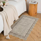 GarveeHome Small Area Rug 2x3 Scalloped Entry Rug Washable by GarveeHome
