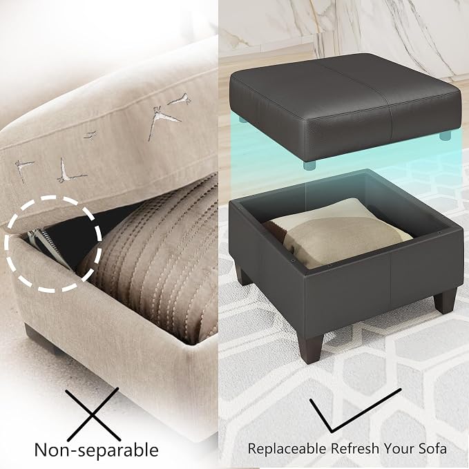 EASE MOOSE Middle Module Seat for Modular Sofa Armless Chair Customizable - Image 8