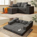 Cloud Modular Sectional Sofa, Comfy Boneless Couch by LivingGiving