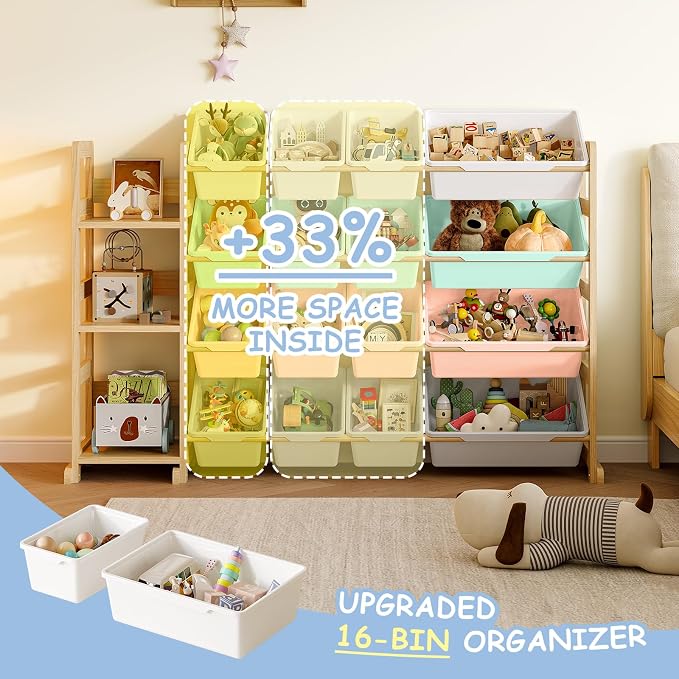 EXPERLAM Toy Storage Organizer, Toy Storage Shelf - Image 3
