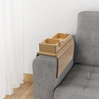 Bamboo Sofa Armrest Tray - Image 7