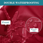 Outdoor Chaise Lounge Cushion Set of 2, Fadesafe Water-Repellent Lounge Deck - Image 3