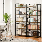 NUMENN 5 Tier Bookshelf, Modern Book Shelf - Image 5