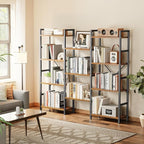 SUPERJARE Triple Bookshelf, Bookcase - Image 2