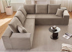 Sectional Cloud Couch for Living Room, Modular Floor Deep-Seat Sofa, Big Comfy - Image 3