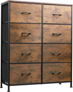 WLIVE Fabric Dresser for Bedroom, Tall Dresser by WLIVE