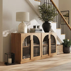 BELLEZE Set of 2 Modern Sideboard Buffet Cabinets - Image 5