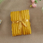 BEDELITE Ribbed Twin Blanket for Couch & Bed, Mustard Yellow, Warm Yet - Image 7