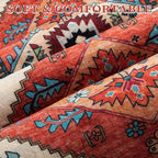 SERISSA 6ft Washable Non Slip Round Boho Area Rug - Image 5