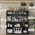 55 Inch Farmhouse Coffee Bar Cabinet - Image 3